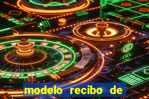 modelo recibo de pagamento autonomo